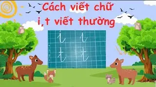 @Cách viết chữ i,t viết thường.@Cách viết chữ i viết thường.@Cách viết chữ t viết thường.