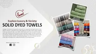 Discover Exquisite Solid Dyed Towels | Fem Exports