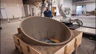 Vertico 3D prints huge sphere bowl for Saxion and Creastone part of RAAK