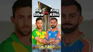 Glenn Maxwell vs Virat Kohli in T20i Cricket 🔥