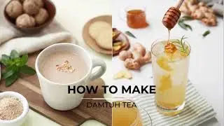 How to make Damtuh Liquid Tea: Agave Ginger Lemon Honey Tea