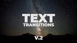 Universal Text Transitions V.2 Premiere Pro Presets