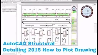 AutoCAD Structural Detailing 2015-How to Plot Plan