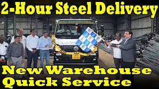 ARS Steels Opens 7th Warehouse in Chennai | 2-Hour TMT Steel Delivery
