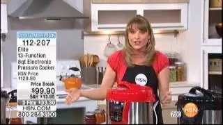 Келли Дидринг Харрис представляет скороварку Elite Pressure Cooker 8QT на HSN; 17.06.13