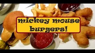 Mickey Mouse Shaped Burger and Nuggets! | Disney Tokyo | DIY