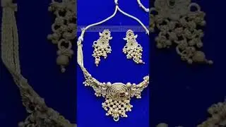 Stone Studded Choker Necklace Set