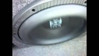 NVX Audio 12'' NSW Subwoofer Testing Low Tones