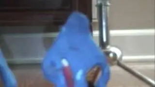 clay guy eats a bomb