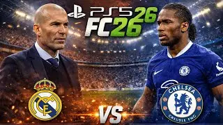 Real Madrid vs Chelsea Golden Teams Gameplay Fc26 #fifa #soccer #up #football #realmadrid #chelsea 