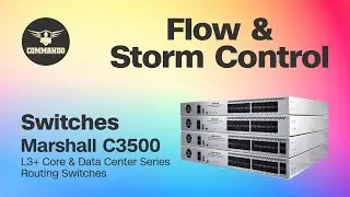Flow & Storm Control Configuration - COMMANDO C3500 Series L3+ Core and Data Center Routing Switches
