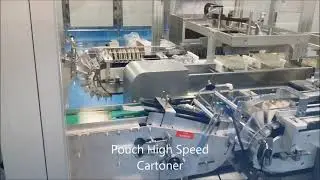 Continuous motion cartonning machine