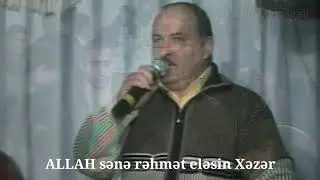 Xəzər Aydəmirov Maştağa toyu nəydi g&uuml;nahım