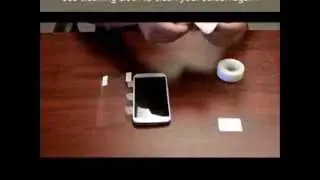 Hinge Method for amFilm Screen Protector Installation