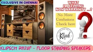 Klipsch R-820F Floor-standing Speakers | Exclusive in Chennai | Demo Available