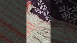 unboxing biba aqua cotton sharara garara kurta set #review