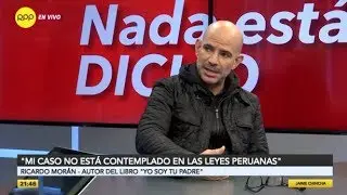 Ricardo Morán sobre la nacionalidad de sus hijos: 