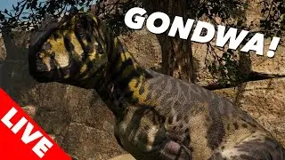 The NEW GONDWA Map in Path of Titans!!! (PTB) | Path of Titans LIVESTREAM
