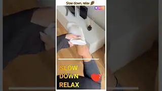 College Girl, Getting relaxed, Gentle touch, slow comfort 👣 #shorts  #feetstyle #foot