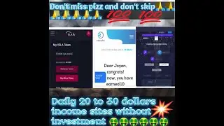 Daily income 20-30 dollars in 4 real paying and trusted earning site ............. ...........