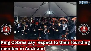 King Cobras pay respect to their founding member in Auckland