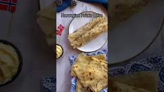 Norwegian Potato Lefse #shortsrecipe #holidayrecipes #holidaydessert #holidaydesserts #norwegian