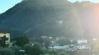 November sunrise in front of my home in Bagni di Lucca, my Famous Corner of Tuscany