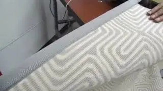 Wide Carpet Binding Machine Preparation | USA Made NC Carpet Binder model TPB with 3
