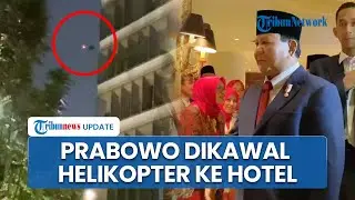 Tiba di Peru, Prabowo Dikawal Ketat Helikopter Militer selama Perjalanan dari Bandara ke Hotel