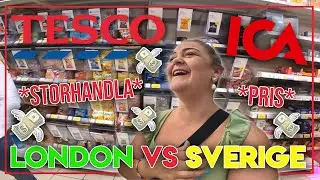 STORHANDLA MAT I LONDON, VAD KOSTAR DET? | LONDON VS SVERIGE