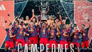 BARCELONA humble Real Madrid Again | Barca are Super Copa De Espana Champions