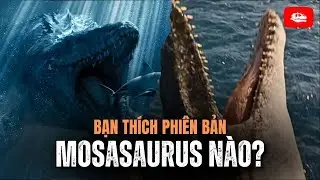 So s&aacute;nh Mosasaurus trong JW Rebirth v&agrave; trilogy Jurassic World | Cin&eacute; khủng long