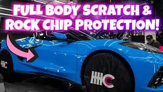 Completely protected from rocks & scratches - Clear Bra/PPF/Ceramic Coating 2023 C8 Corvette HTC