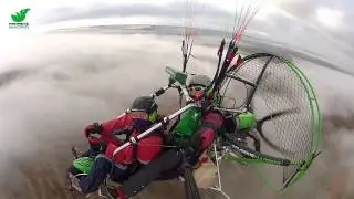 Parapente Madrid | Vuelo Paratrike entre la niebla La Muela (Alarilla)