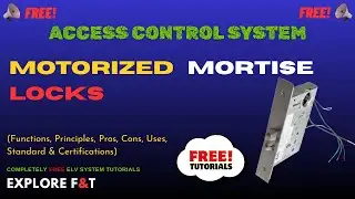 Motorized Mortise Lock Explained | Smart Access Control for Modern Buildings | Explore F&T #security