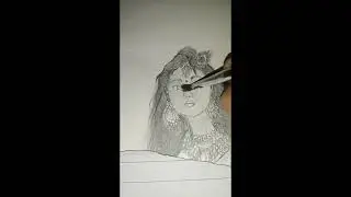 Radharani 🌺🦚, shading part #art#sketch#radha #treanding #subscribe 