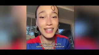 Singer Nezza Performs National Anthem in Spanish a After Being Told Song 'Needs to Be in English'