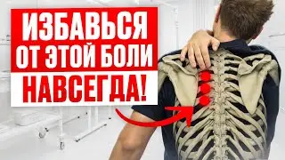 Устранение БОЛИ в Ромбовидной МЫШЦЕ (боли в лопатке) НАВСЕГДА!