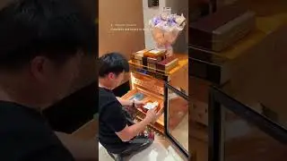 Raching Cigar Cabinet Humidor Model MON800A arrives