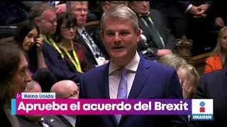 &iexcl;Reino Unido aprueba el acuerdo del Brexit! | Noticias con Yuriria Sierra