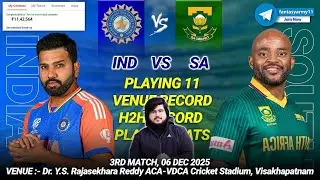 IND vs SA Dream11 Prediction | IND vs SA Dream11 | India vs South Africa Dream11 3rd ODI 2025