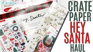 Crate Paper Hey Santa Collection Haul & Matching Sequin Mix I Made!