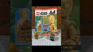 Lego Star Wars magazine 100 Droid build CP3O and Gonk #legostarwars #starwar #starwars #minifigure