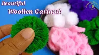 DIY Woollen Garland | Navarathri Special Decoration Ideas | Garland for God