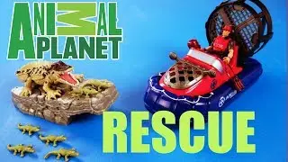NEW! Animal Planet Rescue Excursion Playsets -- Zebra, Wild Crocodile, + Elephant!