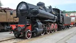 Locomotiva a vapore FS Gr 743 Franco Crosti