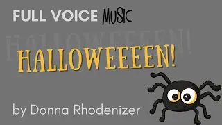 Halloweeeen! by Donna Rhodenizer (Lyric Video)
