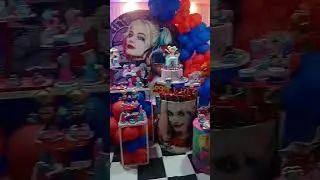 Festa da Bella. Tema Arlequina #arlequina #festaarlequina #festa