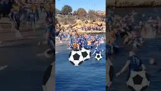 BALAI ☀️ XXI. BAGNO & TUFFO DI CAPODANNO con FALSA PARTENZA & ALTRO 😄 PORTO TORRES SARDINIA ITALY 🇮🇹