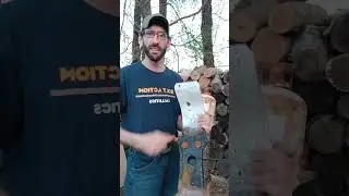 308 165gr. softpoint vs. Steel. #shorts #bullet #308 #subscribe
